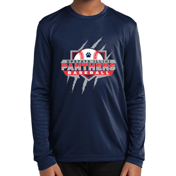 Upstate Illini Panthers - Youth Long Sleeve PosiCharge ® Competitor Tee Thumbnail