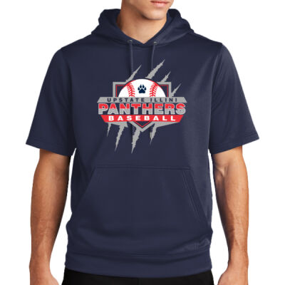 Upstate Illini Panthers - Sport Wick ® Fleece Short Sleeve Hooded Pullover Thumbnail