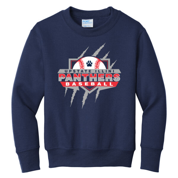 Upstate Illini Panthers - Youth Core Fleece Crewneck Sweatshirt Thumbnail