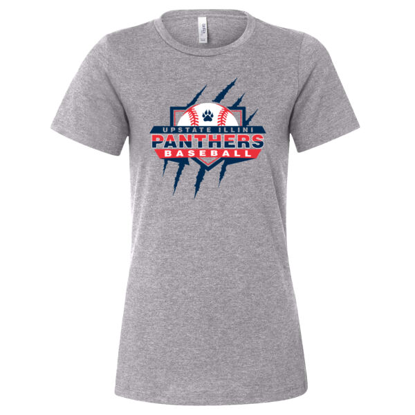Upstate Illini Panthers - Women’s Relaxed Fit Heather CVC Tee Thumbnail